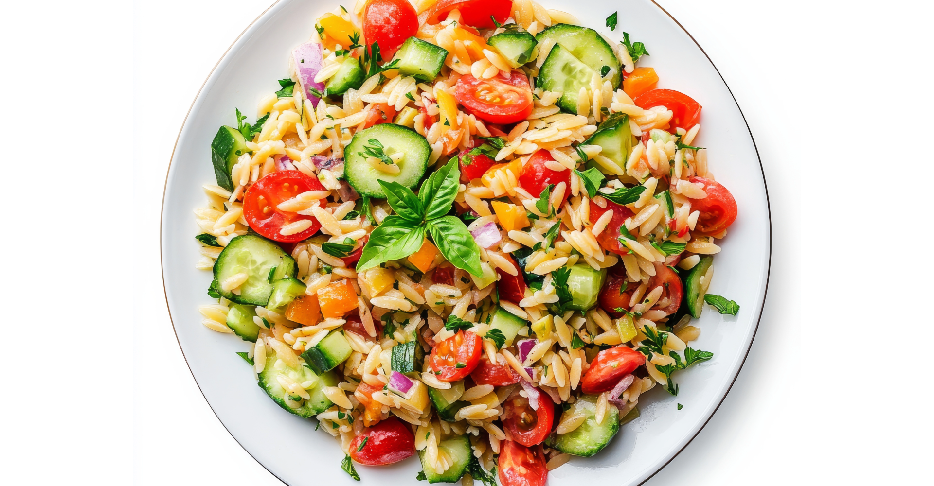 Risoni & Haloumi Pasta Salad