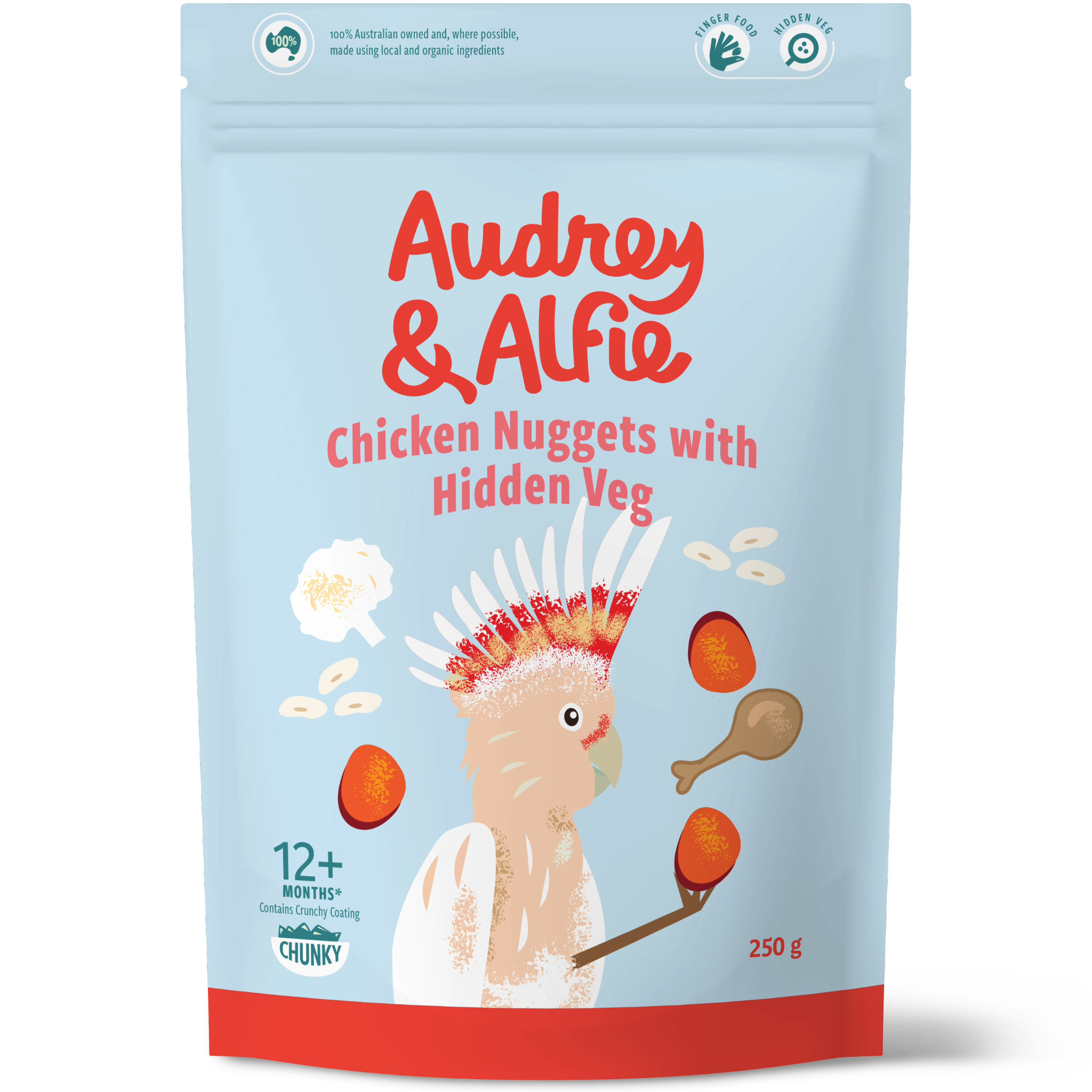 A Packet of Chicken Nuggets with Hidden Veg from Audrey & Alfie's Finger Food Range